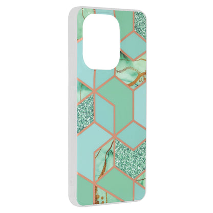 Coque pour Xiaomi Redmi Note 13 4G, Techsuit, Marble, Vert