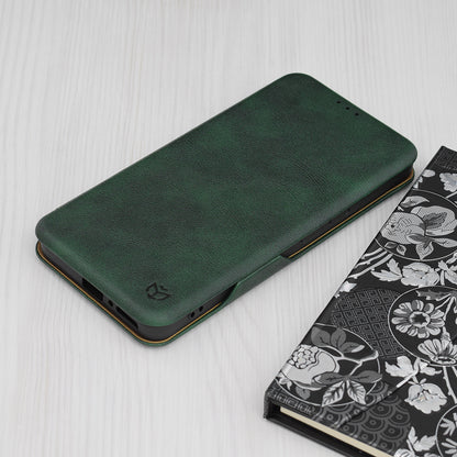Coque pour Xiaomi Redmi Note 13 4G, Techsuit, Safe Wallet Plus, Vert