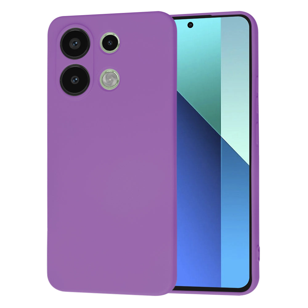 Coque pour Xiaomi Redmi Note 13 4G, Techsuit, SoftFlex, Violet