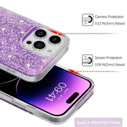 Case for Xiaomi Redmi Note 13 4G, Techsuit, Sparkly Glitter, Blue