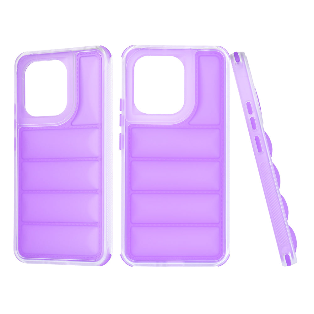Coque pour Xiaomi Redmi Note 13 4G, Techsuit, Wave Shield, Violet