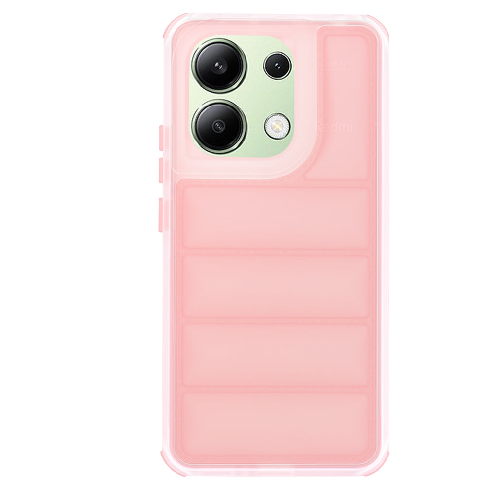 Coque pour Xiaomi Redmi Note 13 4G, Techsuit, Wave Shield, Rose