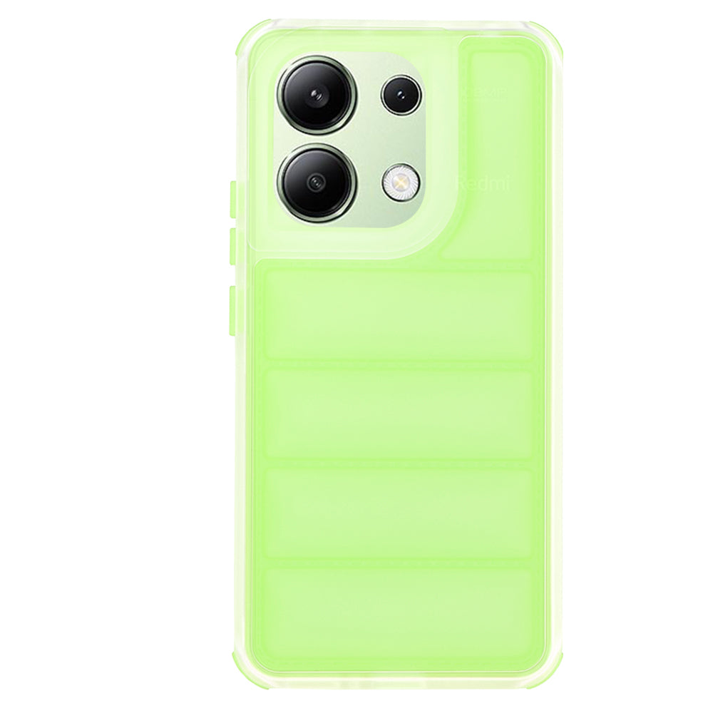 Coque pour Xiaomi Redmi Note 13 4G, Techsuit, Wave Shield, Vert
