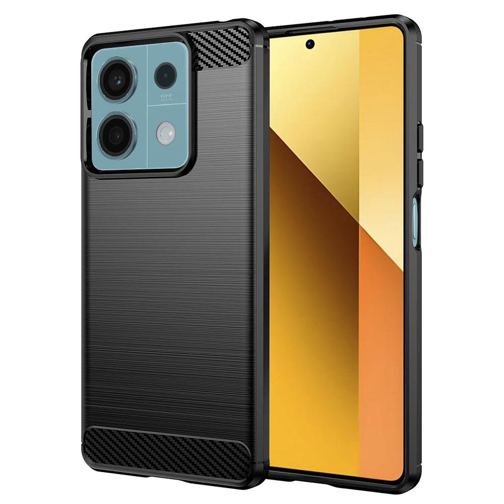 Case for Xiaomi Redmi Note 13 5G, Techsuit, Carbon, Black
