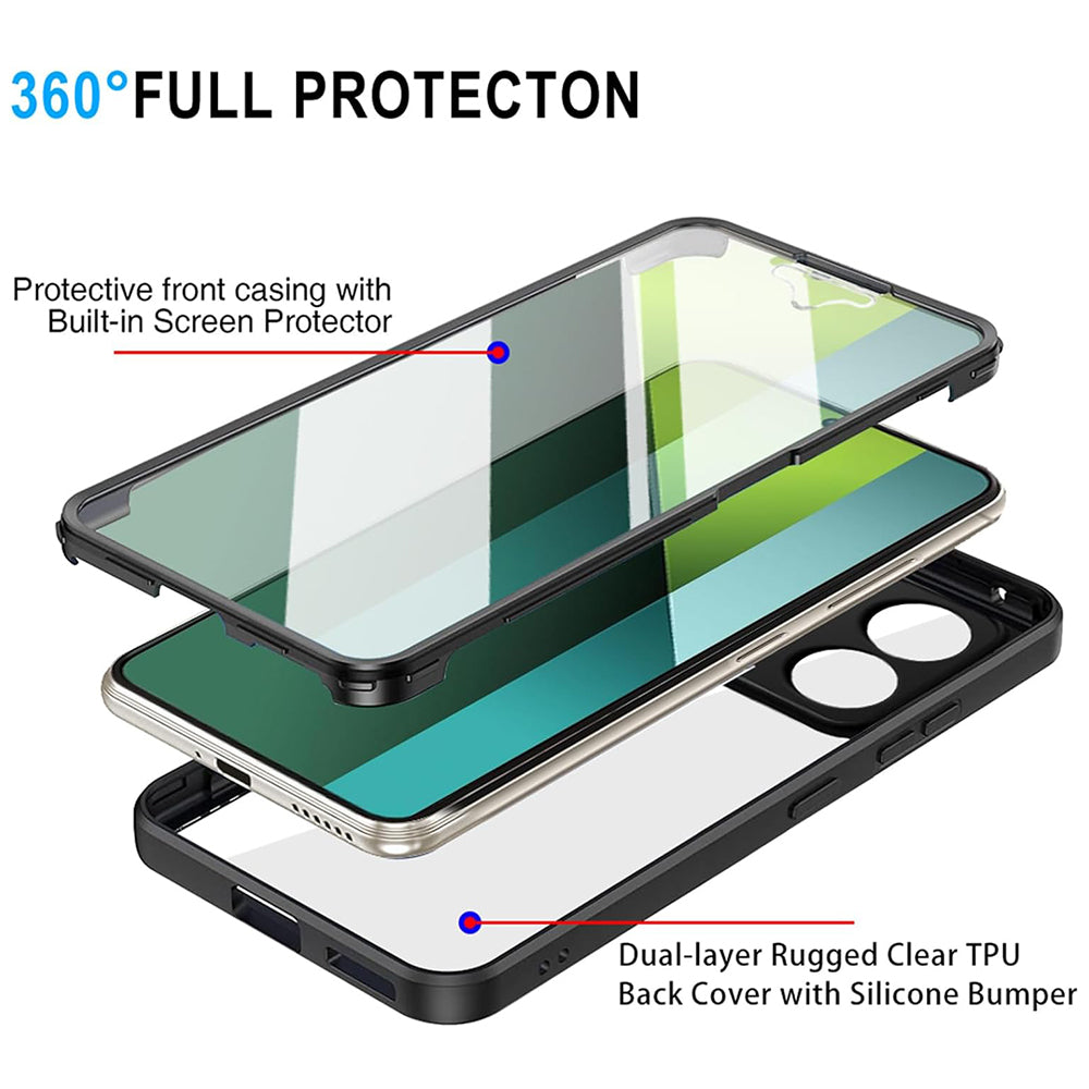 Coque pour Xiaomi Redmi Note 13 5G, Techsuit, ColorVerse 360, Violet