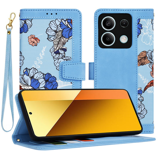 Coque pour Xiaomi Redmi Note 13 5G, Techsuit, FlipCraft, Bleu