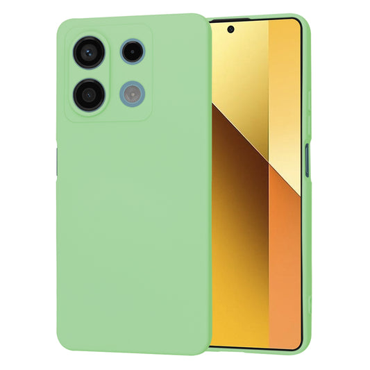 Coque pour Xiaomi Redmi Note 13 5G, Techsuit, SoftFlex, Vert Clair