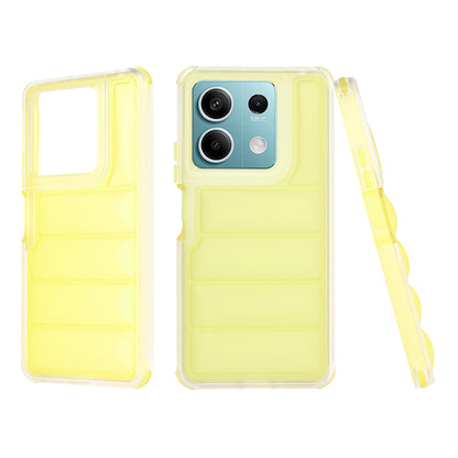 Coque pour Xiaomi Redmi Note 13 5G, Techsuit, Wave Shield, Jaune