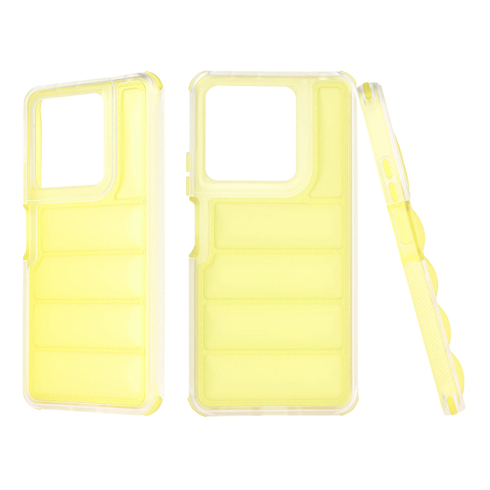 Coque pour Xiaomi Redmi Note 13 5G, Techsuit, Wave Shield, Jaune