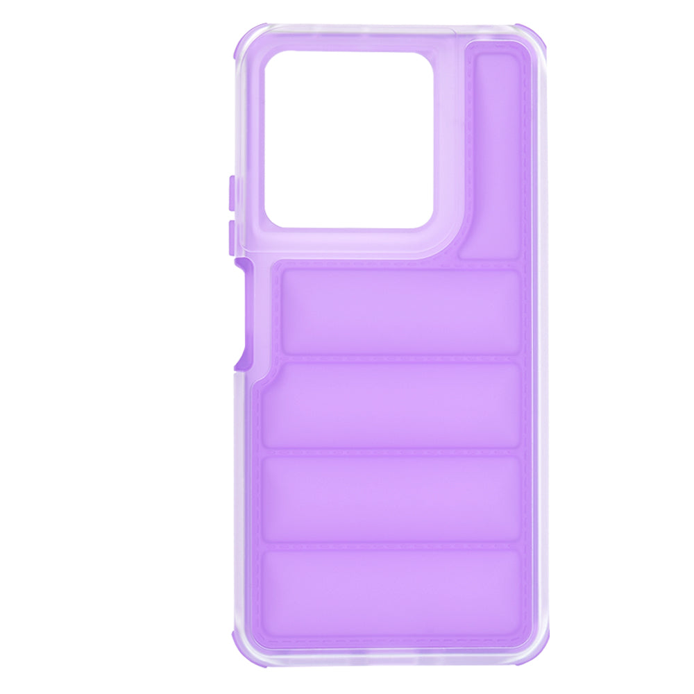 Coque pour Xiaomi Redmi Note 13 5G, Techsuit, Wave Shield, Violet
