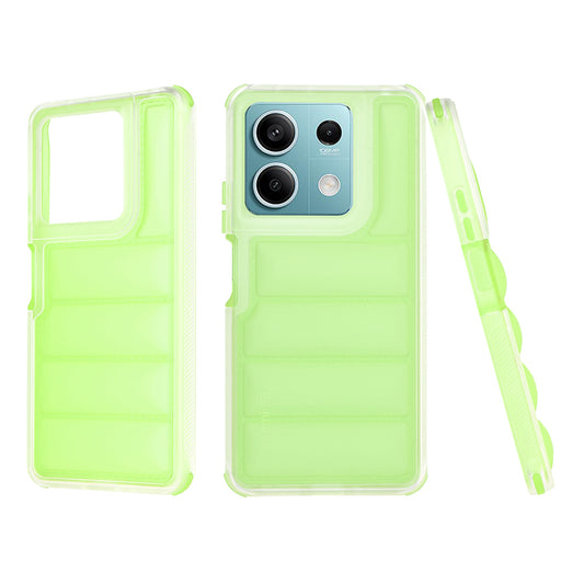 Coque pour Xiaomi Redmi Note 13 5G, Techsuit, Wave Shield, Vert