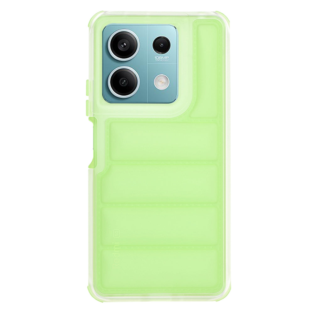 Coque pour Xiaomi Redmi Note 13 5G, Techsuit, Wave Shield, Vert