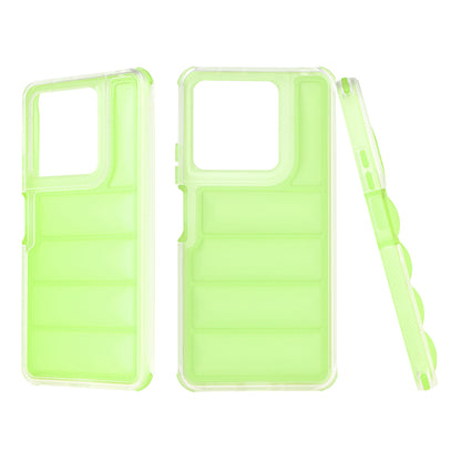 Coque pour Xiaomi Redmi Note 13 5G, Techsuit, Wave Shield, Vert