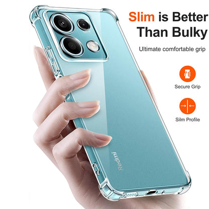 Coque pour Xiaomi Redmi Note 13 Pro 4G / Poco M6 Pro 4G, Techsuit, Antichoc Claire, Transparente