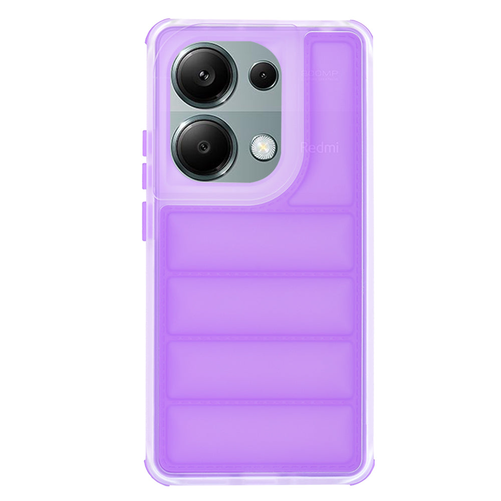 Coque pour Xiaomi Redmi Note 13 Pro 4G / Poco M6 Pro 4G, Techsuit, Wave Shield, Violet