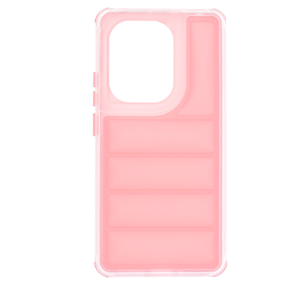 Coque pour Xiaomi Redmi Note 13 Pro 4G / Poco M6 Pro 4G, Techsuit, Wave Shield, Rose