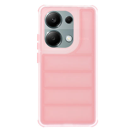 Coque pour Xiaomi Redmi Note 13 Pro 4G / Poco M6 Pro 4G, Techsuit, Wave Shield, Rose