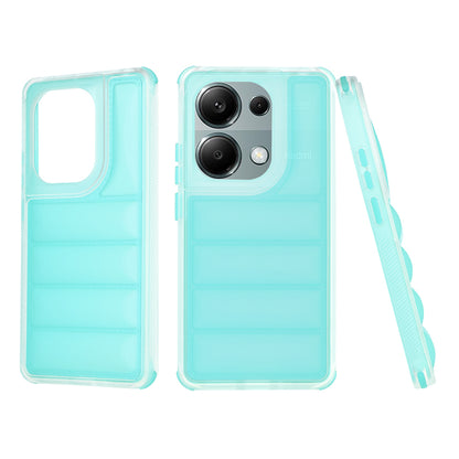 Coque pour Xiaomi Redmi Note 13 Pro 4G / Poco M6 Pro 4G, Techsuit, Wave Shield, Turquoise