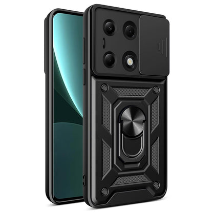 Coque pour Xiaomi Redmi Note 13 Pro 4G / Poco M6 Pro 4G, Techsuit, CamShield, Noire