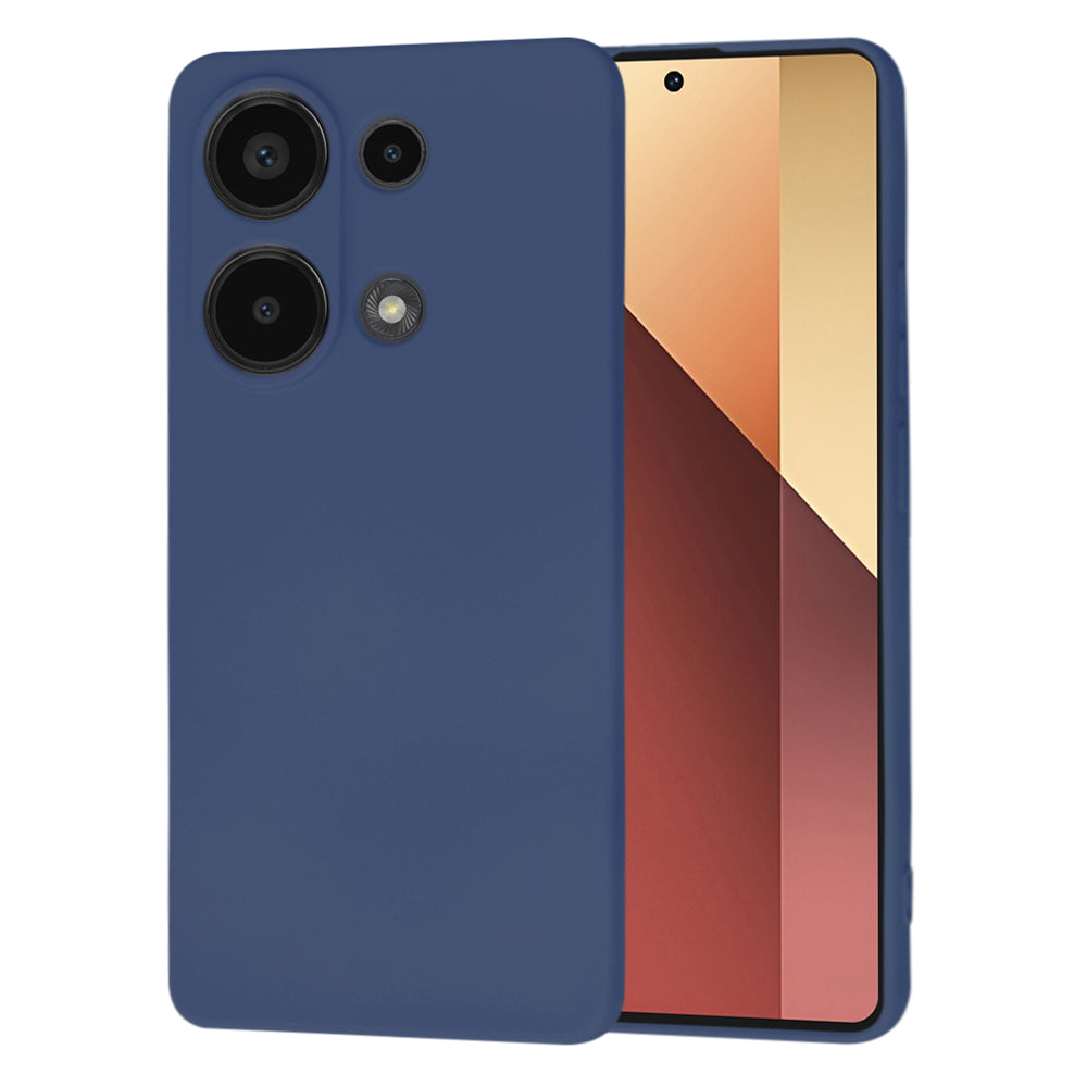 Étui pour Xiaomi Redmi Note 13 Pro 4G / Poco M6 Pro 4G, Techsuit, SoftFlex, Bleu Marine