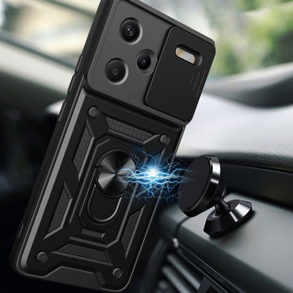 Coque pour Xiaomi Redmi Note 13 Pro+, Techsuit, CamShield, Noire