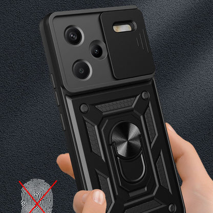 Coque pour Xiaomi Redmi Note 13 Pro+, Techsuit, CamShield, Noire