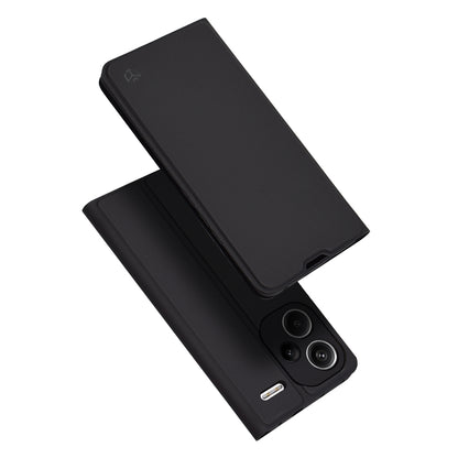 Coque pour Xiaomi Redmi Note 13 Pro+, Techsuit, Magskin Book, Noire