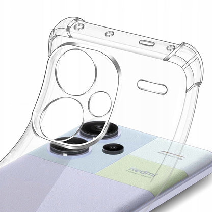 Case for Xiaomi Redmi Note 13 Pro+, Techsuit, Shockproof Clear, Transparent