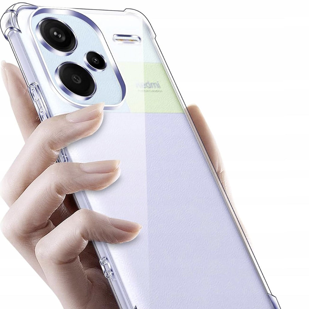 Case for Xiaomi Redmi Note 13 Pro+, Techsuit, Shockproof Clear, Transparent