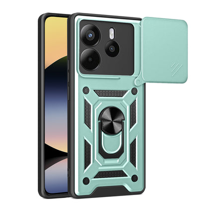 Coque pour Xiaomi Redmi Note 14 4G (Régional), Techsuit, CamShield, Vert