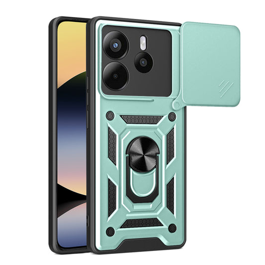 Coque pour Xiaomi Redmi Note 14 4G (Régional), Techsuit, CamShield, Vert