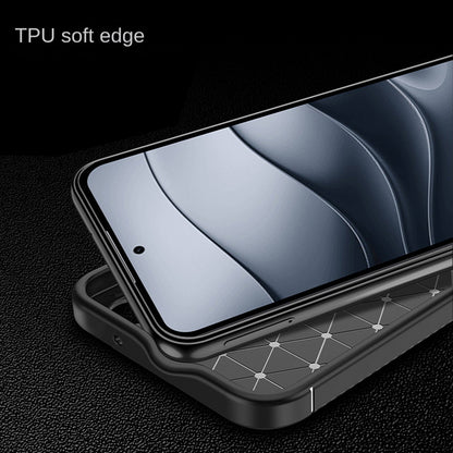 Case for Xiaomi Redmi Note 14 4G (Regional), Techsuit, CarbonFiber, Black