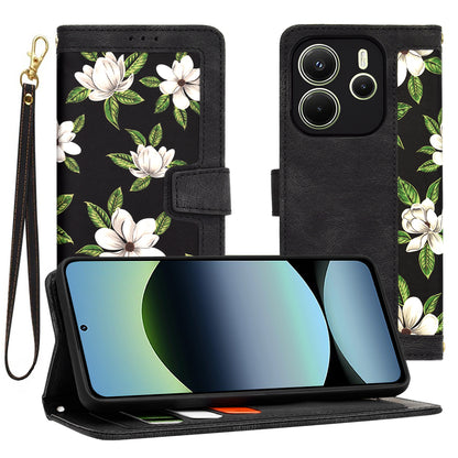 Coque pour Xiaomi Redmi Note 14 4G (Régional), Techsuit, FlipCraft, Noire
