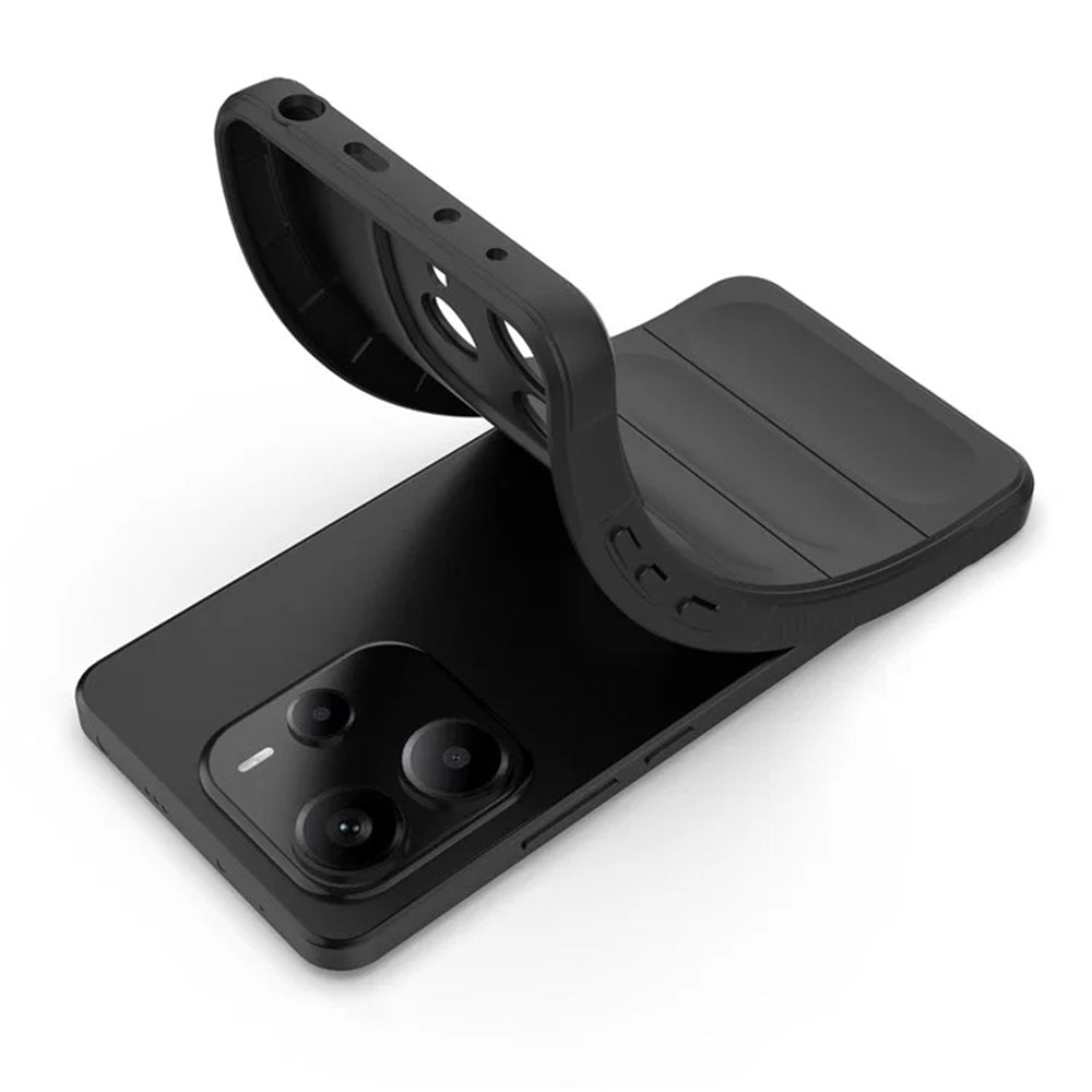 Coque pour Xiaomi Redmi Note 14 4G (Régional), Techsuit, Magic Shield, Noire