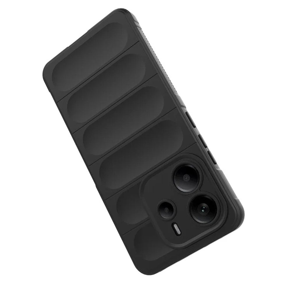 Coque pour Xiaomi Redmi Note 14 4G (Régional), Techsuit, Magic Shield, Noire