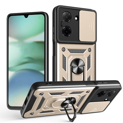Coque pour Xiaomi Redmi Note 14 4G (Standard), Techsuit, CamShield, Dorée