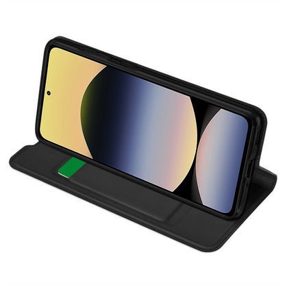 Coque pour Xiaomi Redmi Note 14 4G (Standard), Techsuit, Magskin Book, Noire