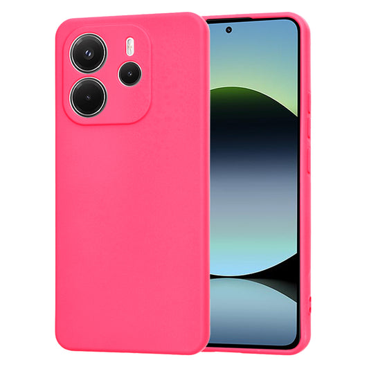 Coque pour Xiaomi Redmi Note 14 4G (Standard), Techsuit, SoftFlex, Rose Foncé