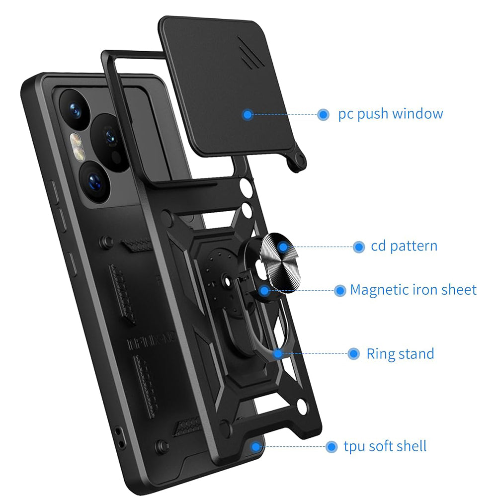 Coque pour Xiaomi Redmi Note 14 5G, Techsuit, CamShield, Bleue