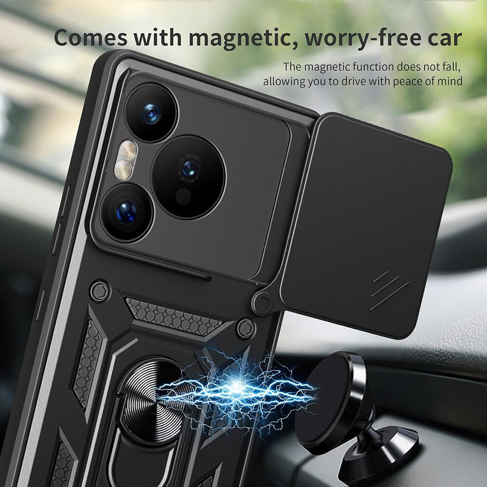 Coque pour Xiaomi Redmi Note 14 5G, Techsuit, CamShield, Noire