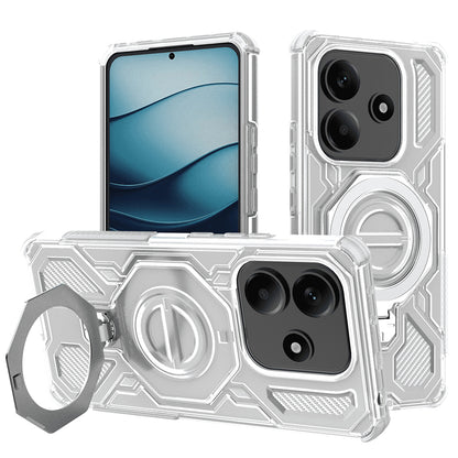Coque pour Xiaomi Redmi Note 14 5G, Techsuit, Carbon Shield Pro, Blanc