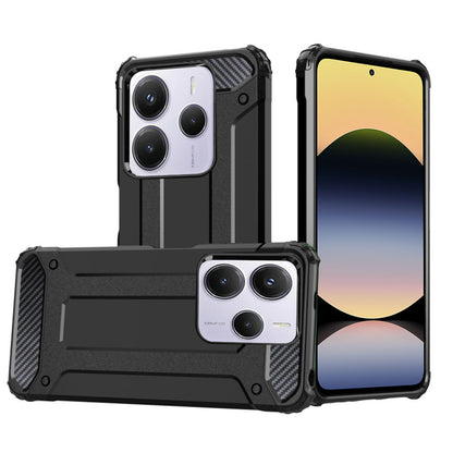 Coque pour Xiaomi Redmi Note 14 5G, Techsuit, Hybrid Armor, Noire