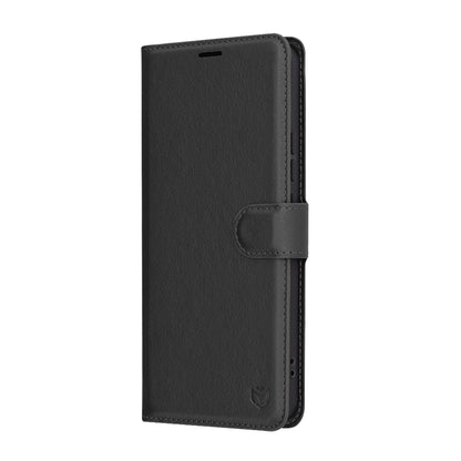 Coque pour Xiaomi Redmi Note 14 5G, Techsuit, Leather Folio, Noire