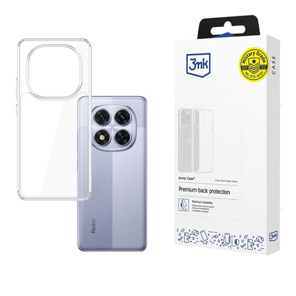 Coque pour Xiaomi Redmi Note 14 Pro 4G / Note 14 Pro+ 5G / Note 14 Pro 5G, 3MK, Armor, Transparente