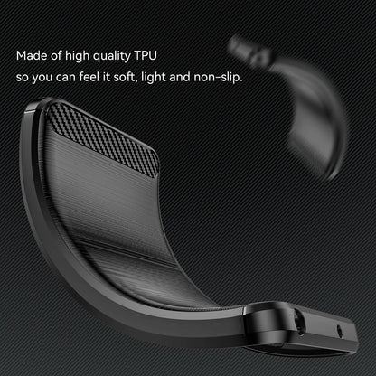 Coque pour Xiaomi Redmi Note 14 Pro 4G, Techsuit, Carbone, Noire