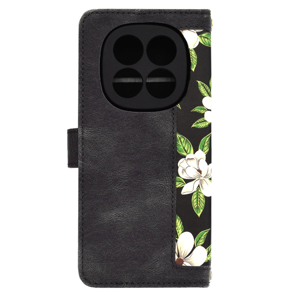 Case for Xiaomi Redmi Note 14 Pro 4G, Techsuit, FlipCraft, Black