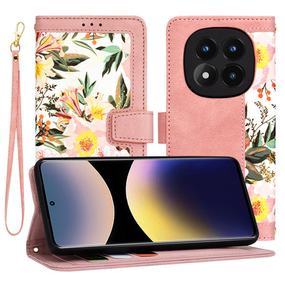 Coque pour Xiaomi Redmi Note 14 Pro 4G, Techsuit, FlipCraft, Rose