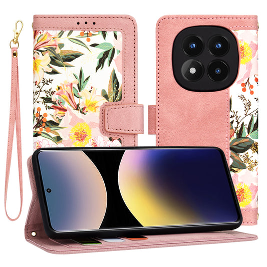 Coque pour Xiaomi Redmi Note 14 Pro 4G, Techsuit, FlipCraft, Rose