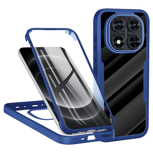Coque pour Xiaomi Redmi Note 14 Pro+ 5G / Note 14 Pro 5G / Poco X7, Techsuit, ColorVerse 360, Bleue