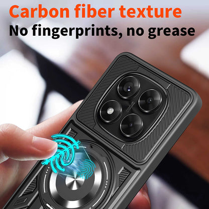 Coque pour Xiaomi Redmi Note 14 Pro+ 5G / Note 14 Pro 5G / Poco X7, Techsuit, RuggedCam, Noire